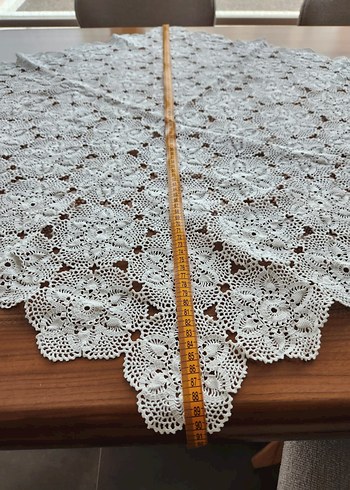 El emeği dantel fiskos masa örtüsü - Görsel 5