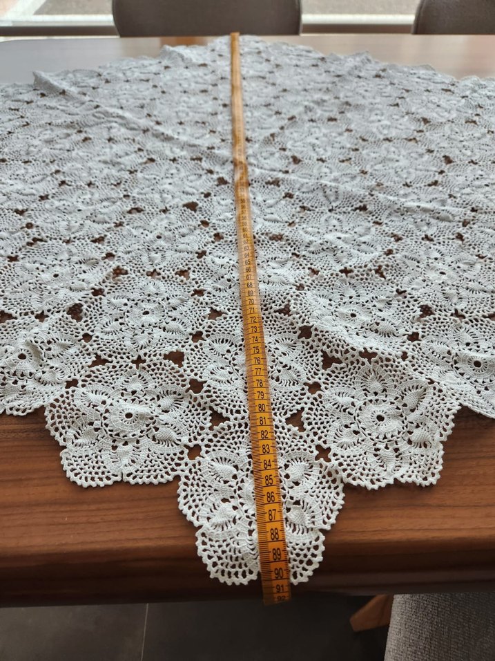 El emeği dantel fiskos masa örtüsü - Görsel 5