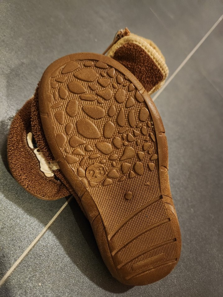 28 numara Kahverengi Erkek Çocuk Sıcak Terlikleri - Görsel 2