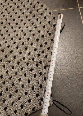 Gri Fermuarlı Mini Etek - Görsel 5