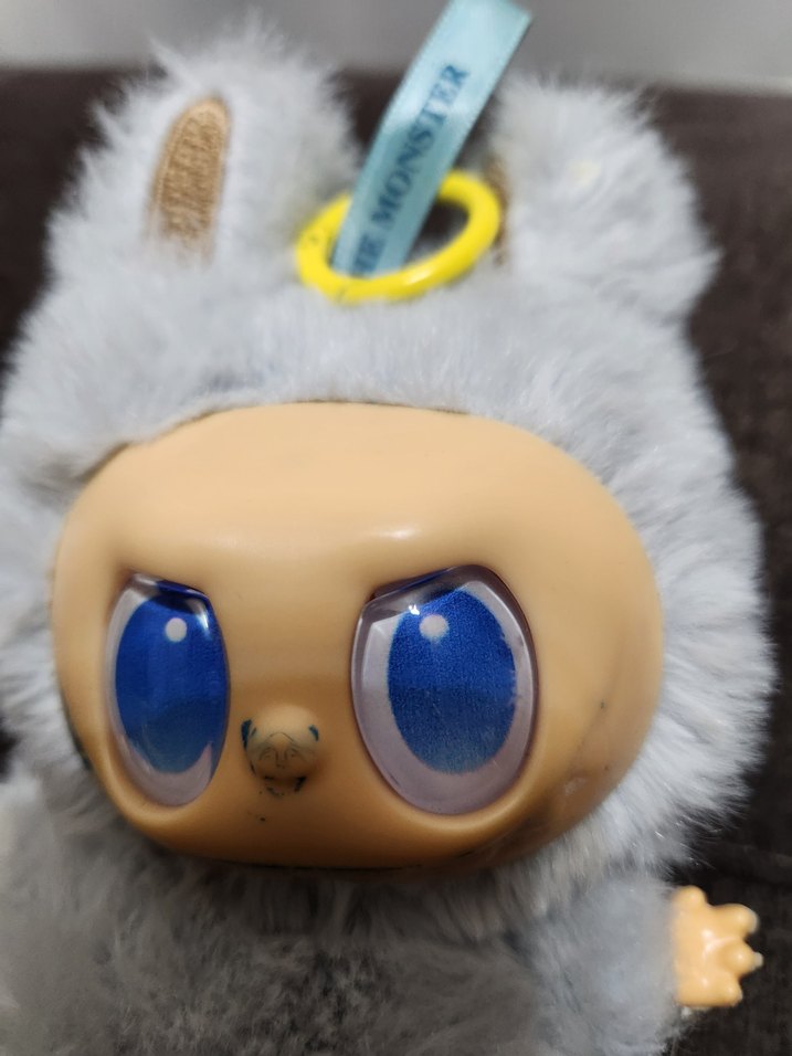 Labubu mavi Peluş Figür Oyuncak - Görsel 5