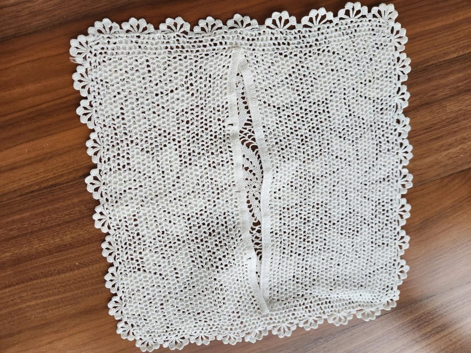 Vintage Dantel El İşi yastık kılıfı - Görsel 5