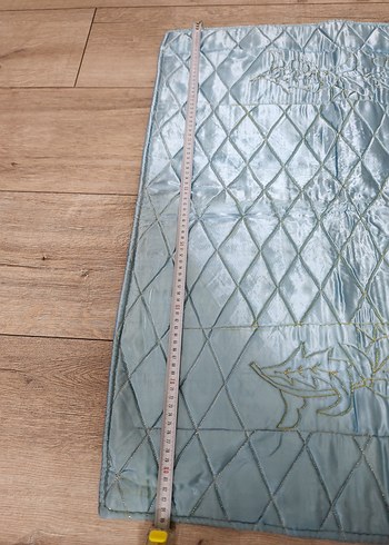 Altın İşlemeli Parlak saten yumuşak seccade, ceyizlik seccade - Görsel 9