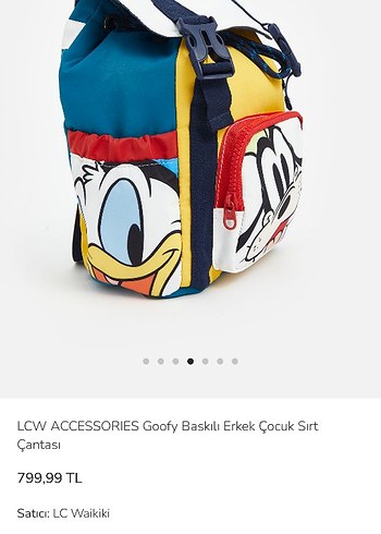 LC Waikiki Goofy Baskılı Erkek Çocuk Sırt Çantası