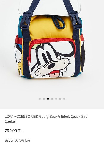 Goofy Baskılı Erkek Çocuk Sırt Çantası - Görsel 5