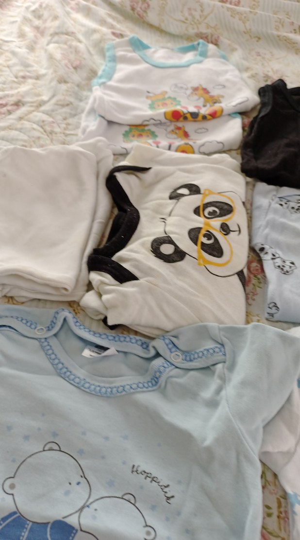 Bebek Erkek Kısa Kollu Beyaz Pamuklu Body - Görsel 2