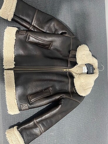 s Beden kahverengi Renk Stradivarius Suni Kürklü Ceket