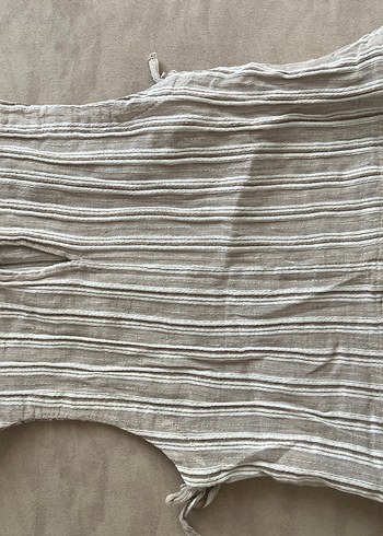 Kız Keten Bol Kesim üst - Görsel 3