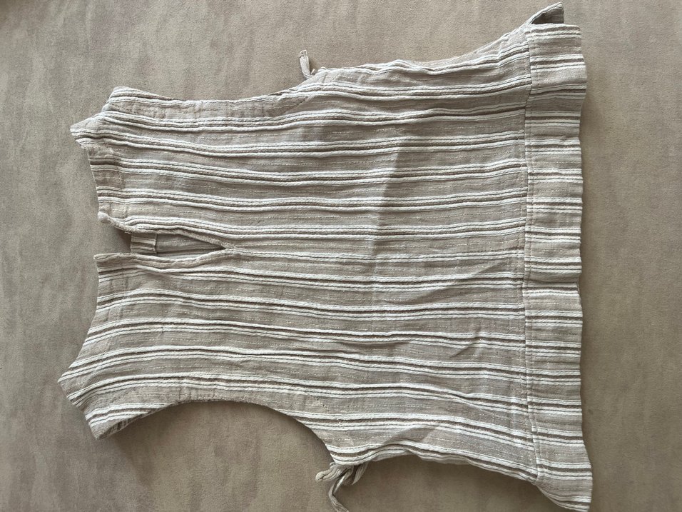 Kız Keten Bol Kesim üst - Görsel 3