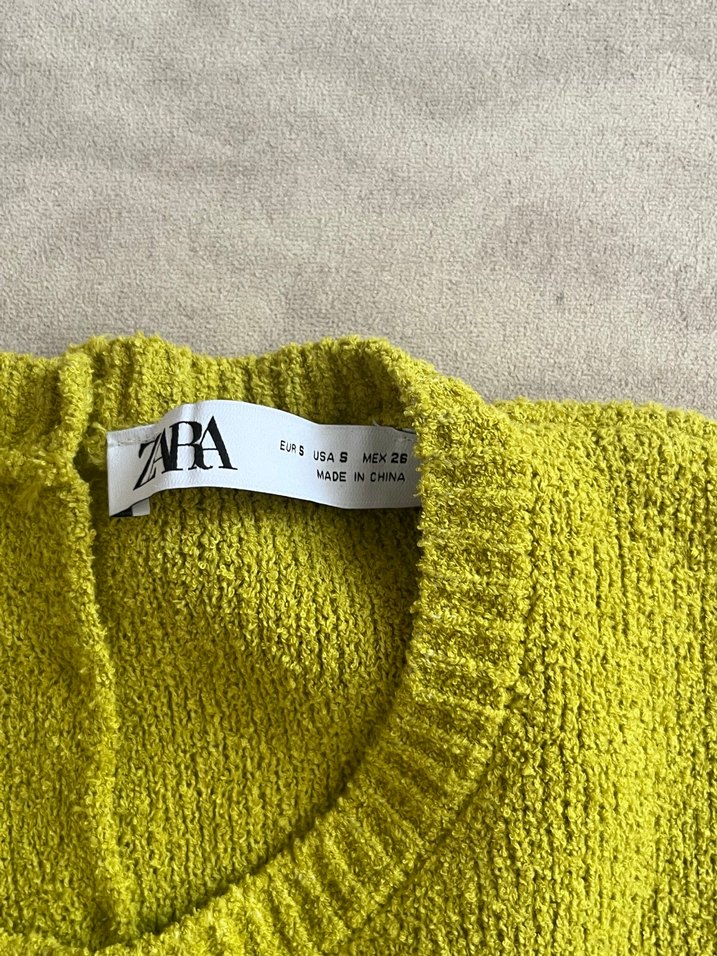 yeşil Kadın Kolsuz Triko - Görsel 3