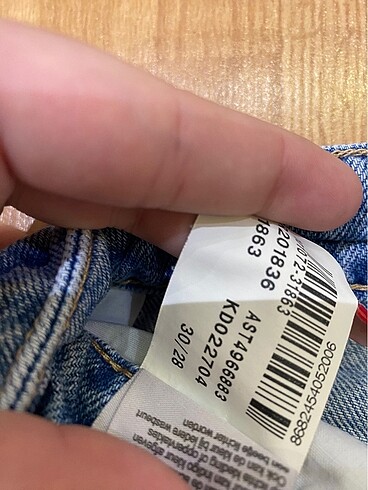 30 Beden mavi jean
