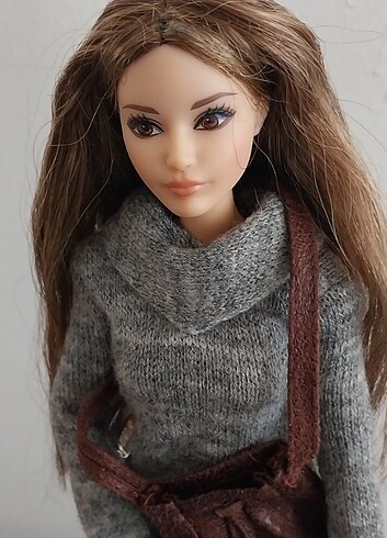 Barbie Gri Kazaklı Look