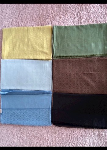 Siyah ve yeşil pierre cardin Şal