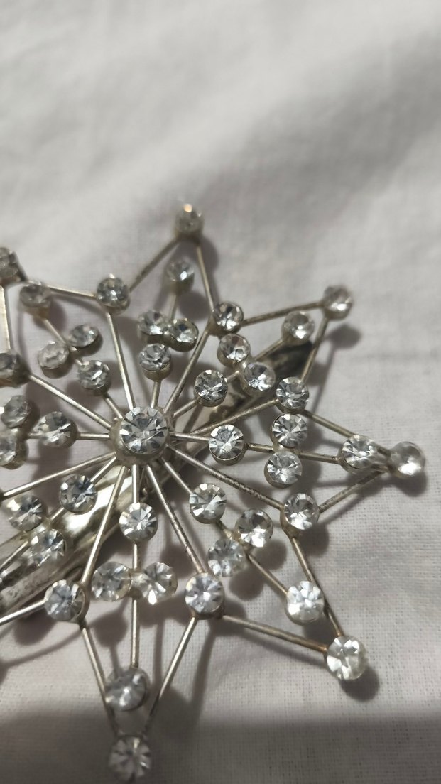 Boncuk İşlemeli Vintage Kadın toka - Görsel 2