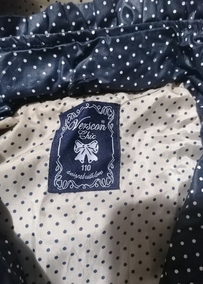 Kiz cocuk yağmurluk trenckot - Görsel 4