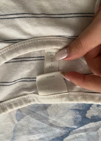 H&M H&m Çizgili Kısa Kollu Tişört