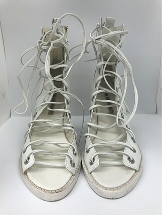Ann Demeulemeester Bağcıklı Topuklu Sandalet