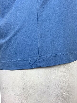 m Beden mavi Renk Baskılı tişört