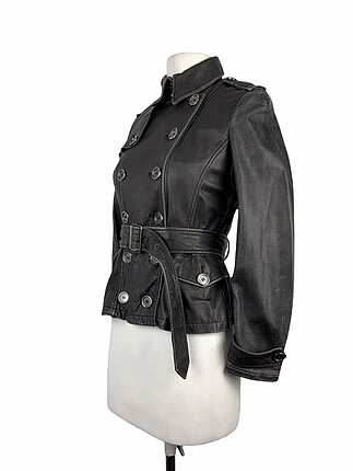 Burberry Düğmeli deri ceket