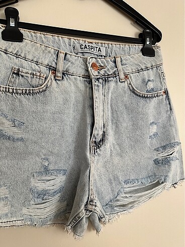 s Beden çeşitli Renk Kısa Denim Şort