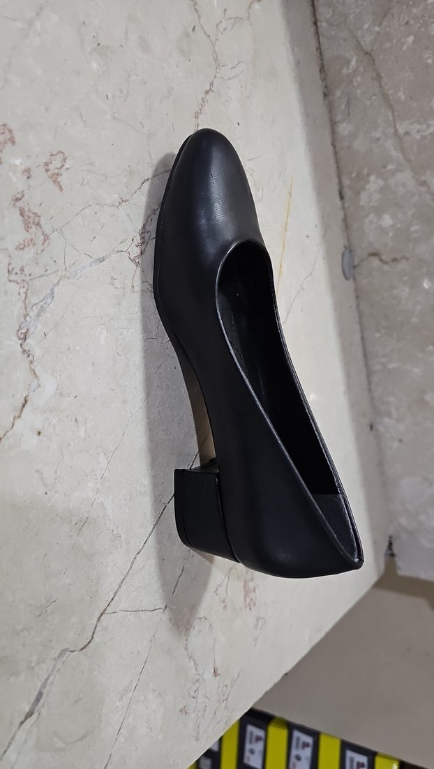 Siyah Kadın Klasik Topuklu Ayakkabı - Görsel 3