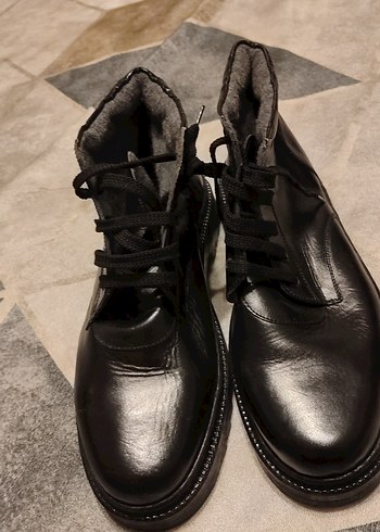 Siyah Bağcıklı Erkek Kauçuk Bot - Görsel 7