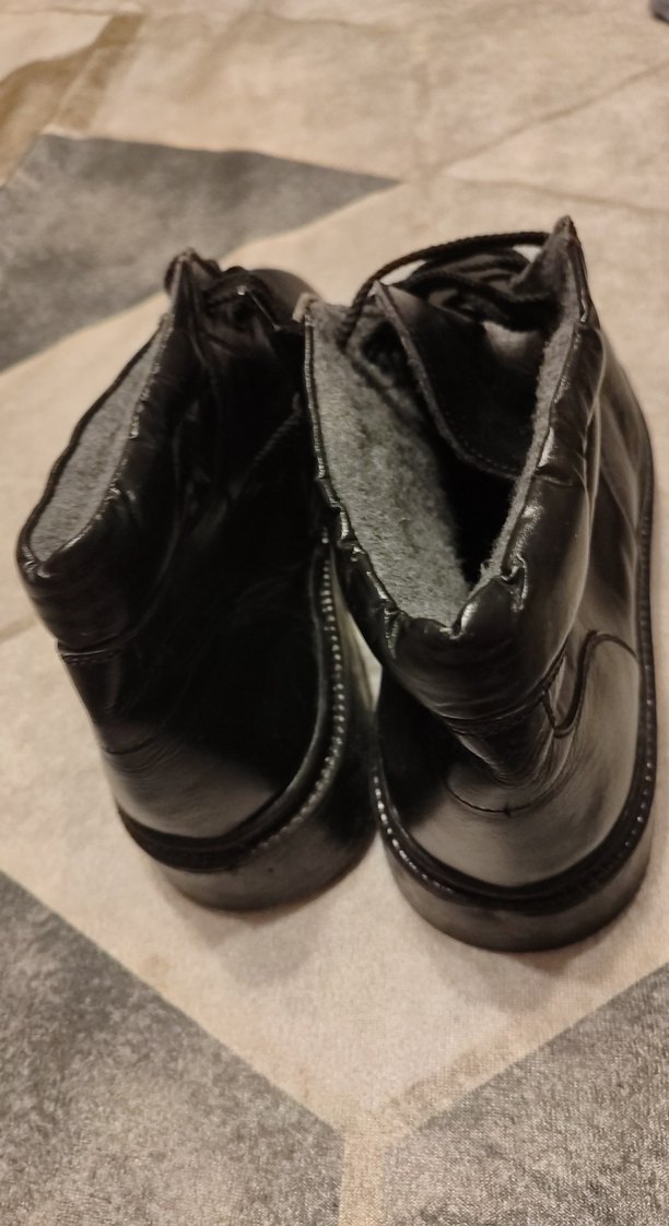 Siyah Bağcıklı Erkek Kauçuk Bot - Görsel 5