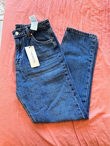 Yüksek bel straight jeans