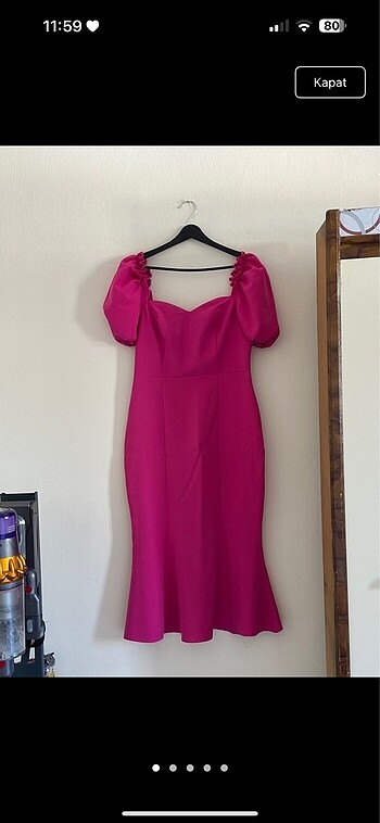Elbise fuşya - Görsel 5