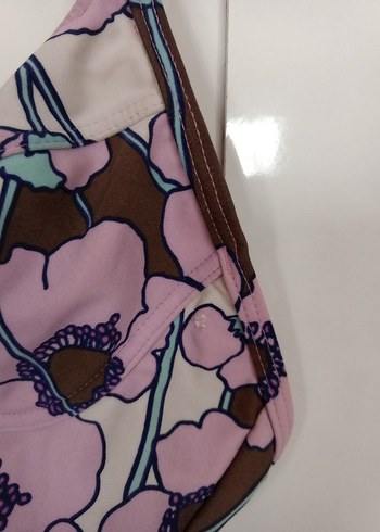 Pembe Desenli Drapeli Mini Mayo - Görsel 5