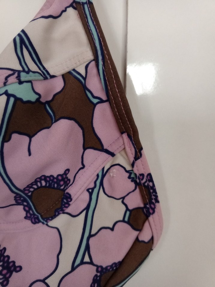 Pembe Desenli Drapeli Mini Mayo - Görsel 5