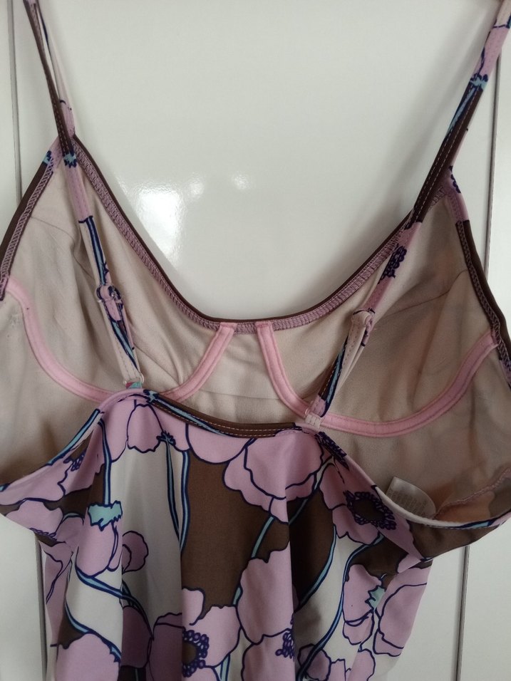 Pembe Desenli Drapeli Mini Mayo - Görsel 3