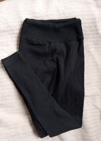 Siyah Polarlı Tayt - Görsel 2