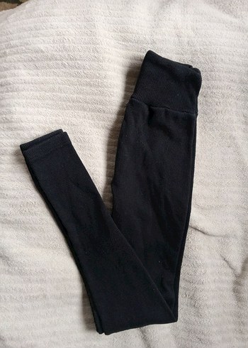 Siyah Polarlı Tayt - Görsel 3