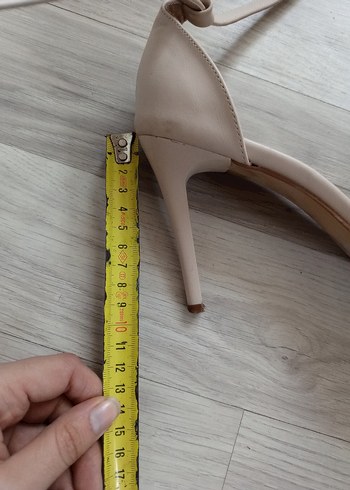 Bej Topuklu Ayakkabı - Görsel 5