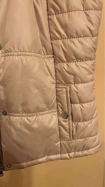 xl Beden pembe Renk Lcw kürklü yelek