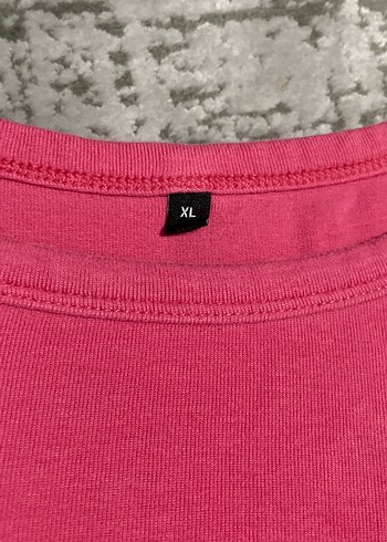 Pembe Kısa Kollu Kadın Tişört - Görsel 4