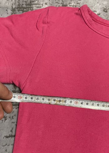 Pembe Kısa Kollu Kadın Tişört - Görsel 3