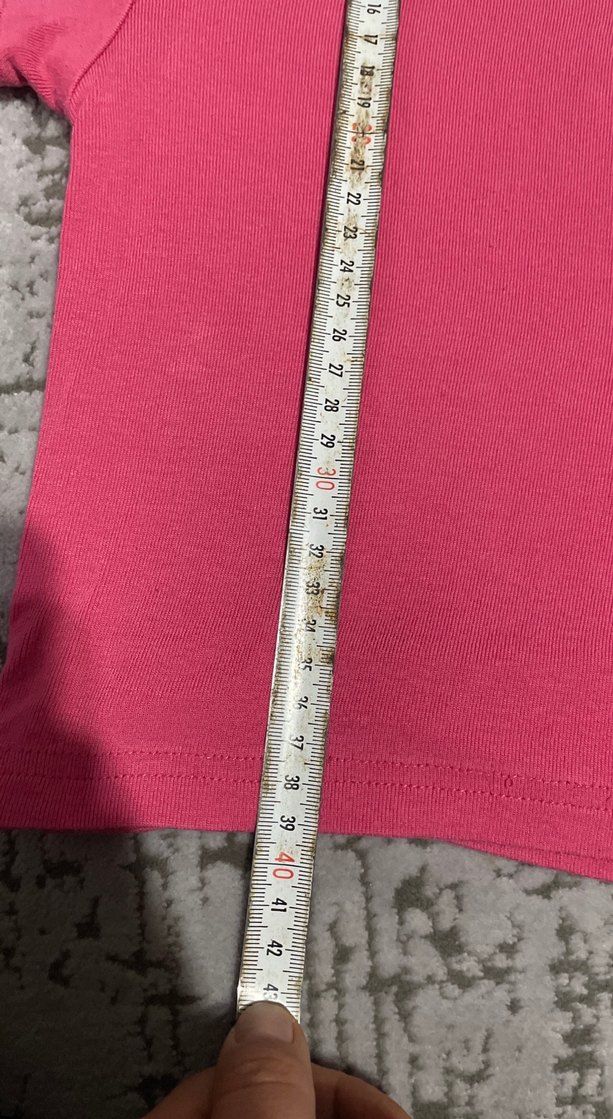 Pembe Kısa Kollu Kadın Tişört - Görsel 2