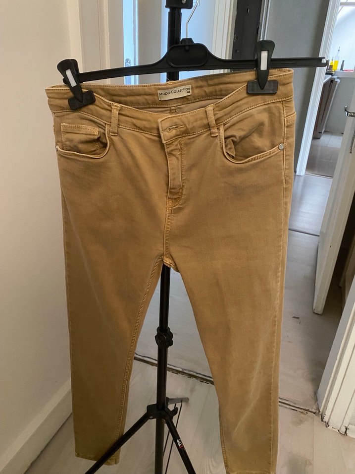 Bej Kadın Skinny Pantolon - Görsel 3