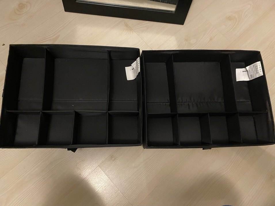 Siyah Asılabilir Dolap Düzenleyici - Görsel 2