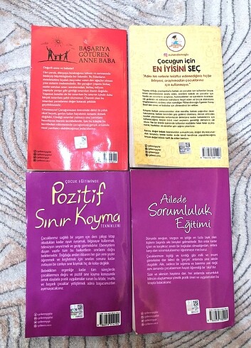  4 adet ebeveyn kitabı 