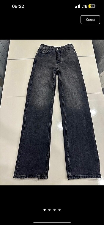 Zara koyu gri jean