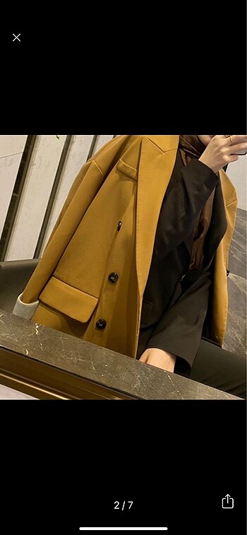 Zara ZARA OVERSİZE CEKET BLAZER