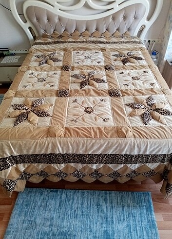 Best patchwork çift kişilik yatak örtüsü #kırkyama 