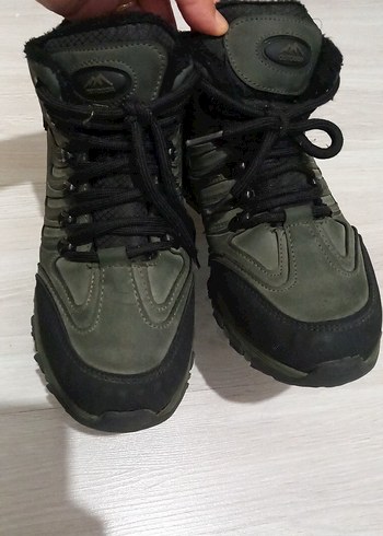 Haki yesili siyah Outdoor Erkek Bot Bağcıklı - Görsel 5