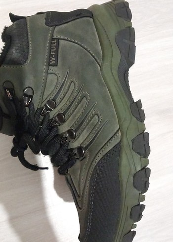 Haki yesili siyah Outdoor Erkek Bot Bağcıklı - Görsel 4