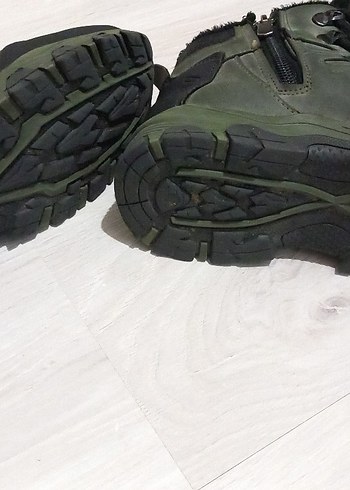 Haki yesili siyah Outdoor Erkek Bot Bağcıklı - Görsel 6