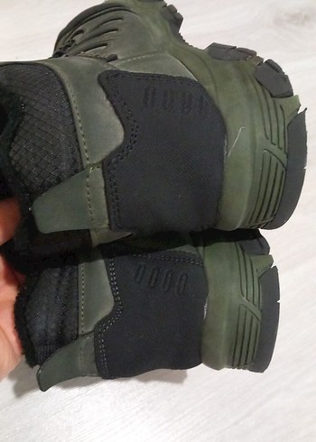 Haki yesili siyah Outdoor Erkek Bot Bağcıklı - Görsel 2