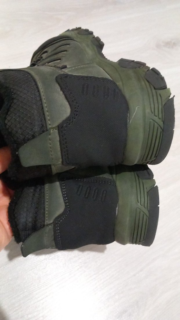 Haki yesili siyah Outdoor Erkek Bot Bağcıklı - Görsel 2